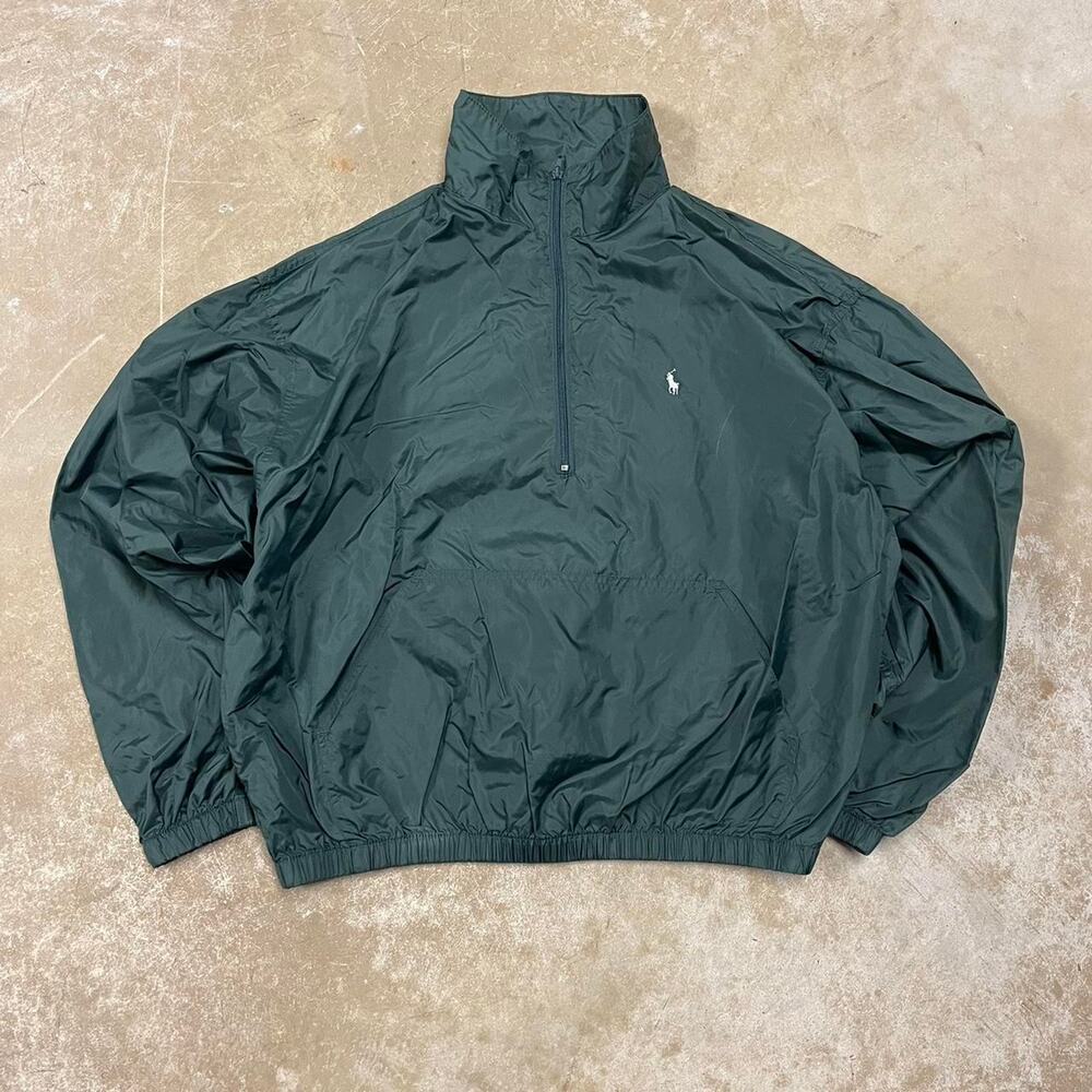Polo by Ralph Lauren Dark Green Pullover Windbreaker